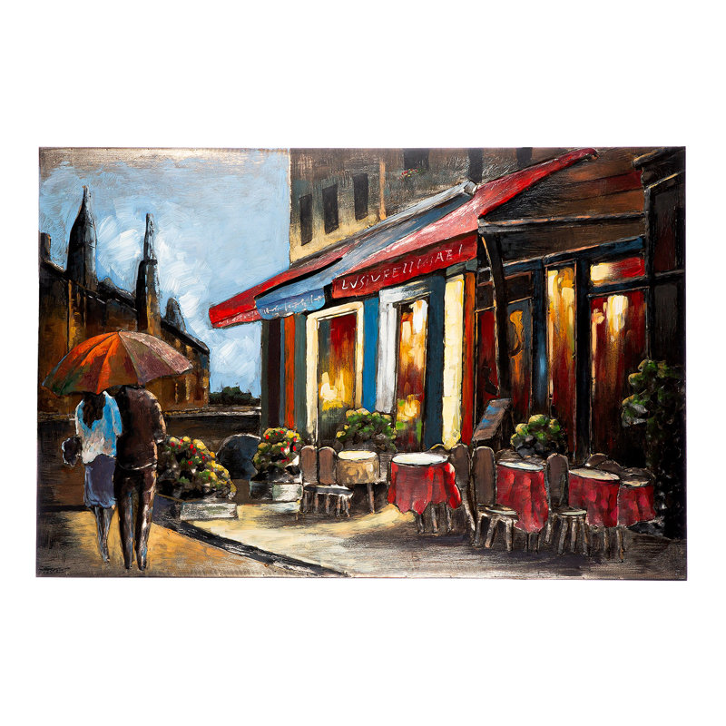 Handmade Scenic & Cityscapes Wall Decor on Metal