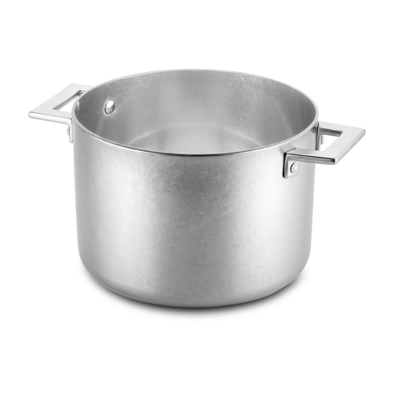 Pot à trois couches MEPRA Attiva (acier inoxydable, aluminium, acier inoxydable magnétique), 7.87"
