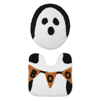  Ghost Boo 2-Piece Rug Set