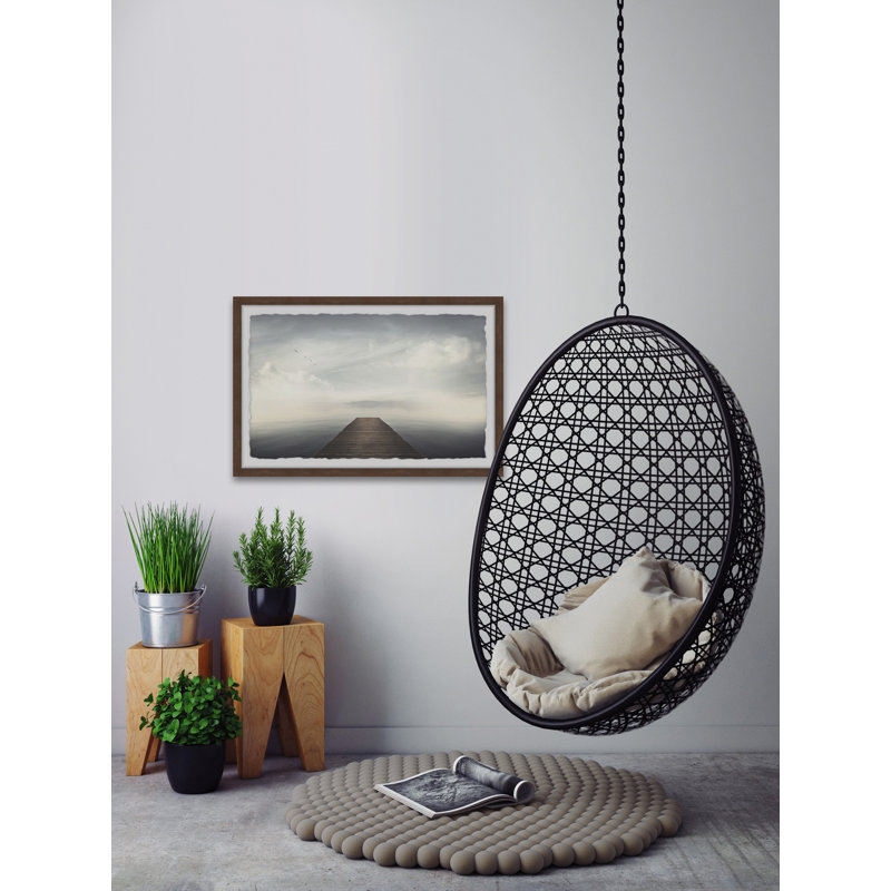 Ocean's Dusk - Single Picture Frame Print, 38cm H x 45cm W x 3.81cm D