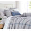 Ensemble de literie surdimensionné en microfibre à carreaux Southwest Fine Linens-87724245-87724247