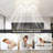Dalchand 22" 6-Speed Dimmable LED Reversible Flush Mount Ceiling Fan With Remote And App