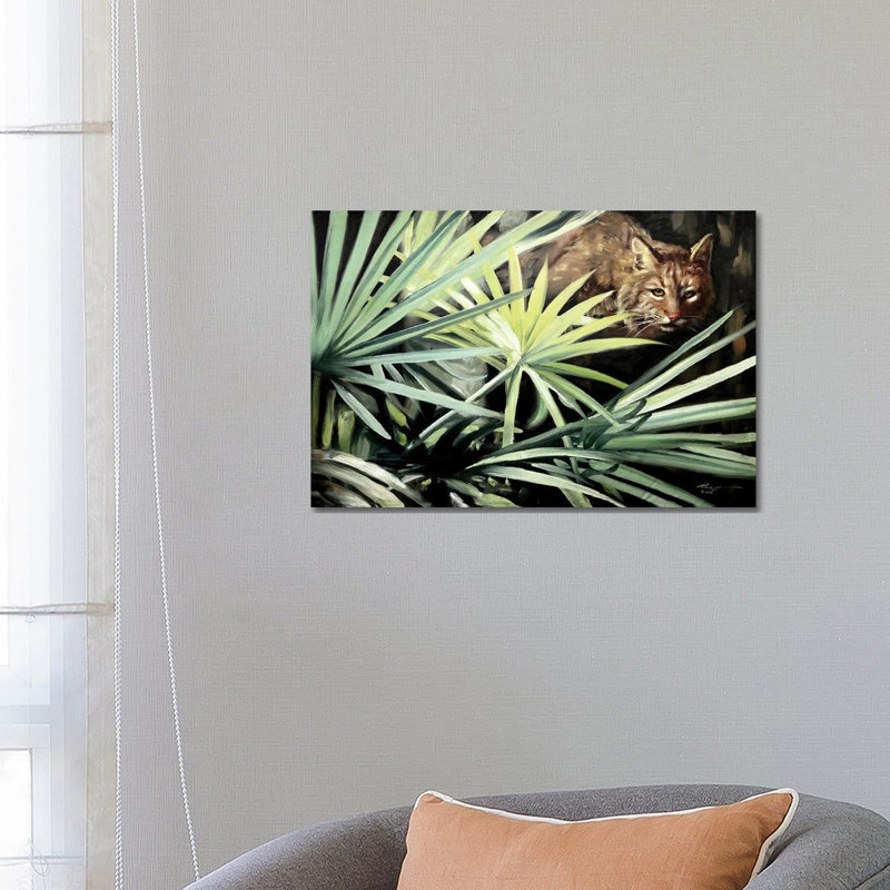 Bobcat II 1 Piece Wall Art on Canvas, 66.04 cm H x 45.72 cm W, No Frame