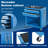 Metal Toolbox Cabinet With 8 Drawers - Workshop Storage 8 Rolling Side Hooks Practical Garage