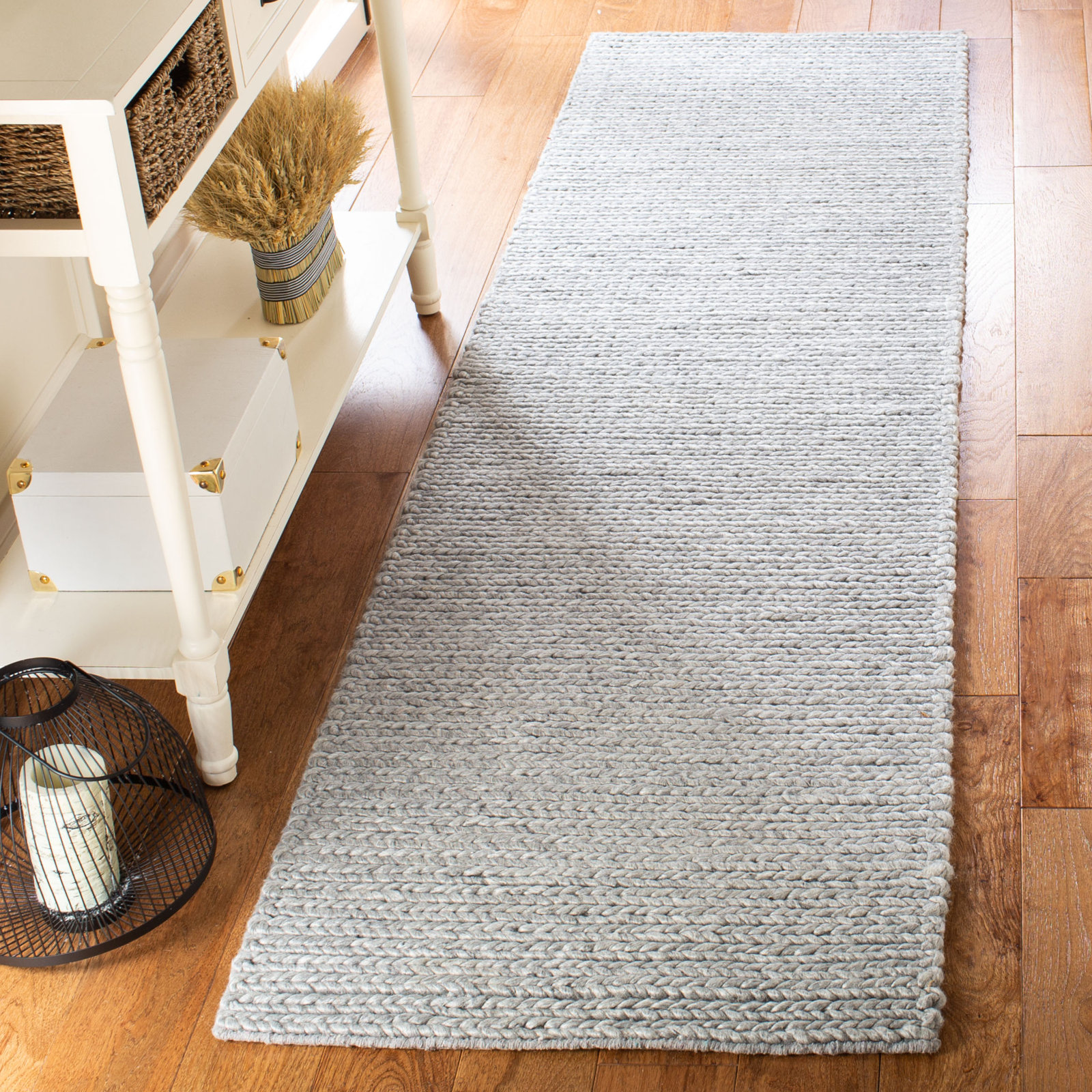 Ginseng Handmade Steel Rug, Runner 2'3" x 8'