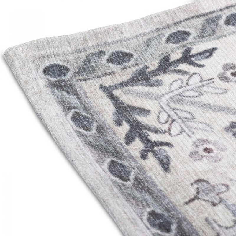Tapis transitionnel beige délavé Sparx
