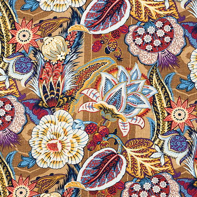 Zanzibar Linen Print Fabric