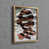 Gold Floater Framed
