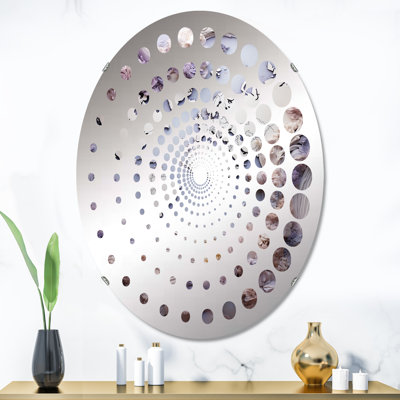 Miroir mural oval