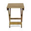 Table d'appoint d'extérieur pliante en bois