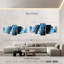 Peau de serpent bleu-84554564