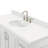 55'' Single Bathroom Vanity with White Quartz Top-93359359
