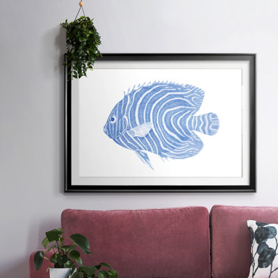 " Blue & White Tropical Fish II "