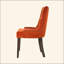 Ensemble de 2 chaises de salle à manger rembourrées en tissu-10840395-10840399