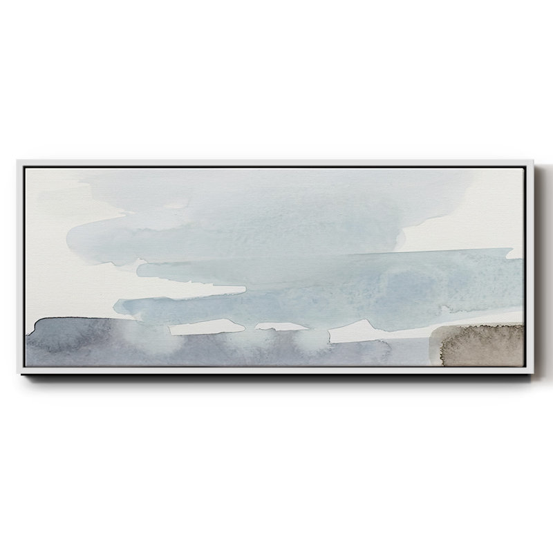 Coastal Tones I - toile encadrée, H 12 po x l 30 po