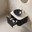 Meuble-lavabo de salle de bain 48 po avec lavabo, meuble-lavabo mural à bords arrondis et courbes avec 2 tiroirs, lavabo bol en céramique noir avec motif de pierre-1383380633-1383380636