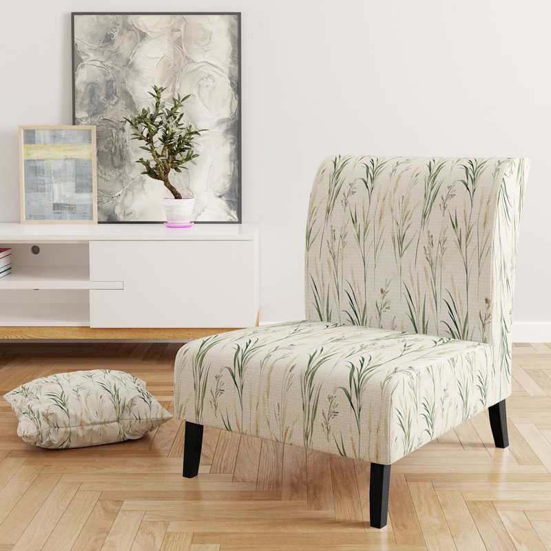 Fauteuil de chambre Floral, Pantoufle sans accoudoirs