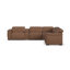 Canapé modulaire 5 places avec console Caldwell-113005328