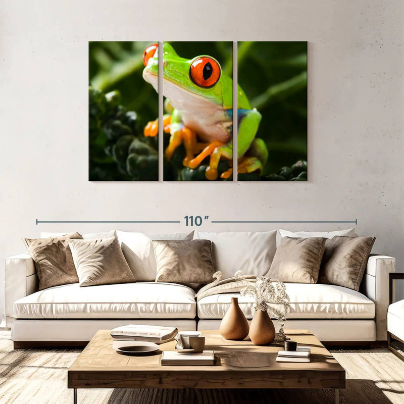 Brampt Tree Frog, 48" H x 74" W