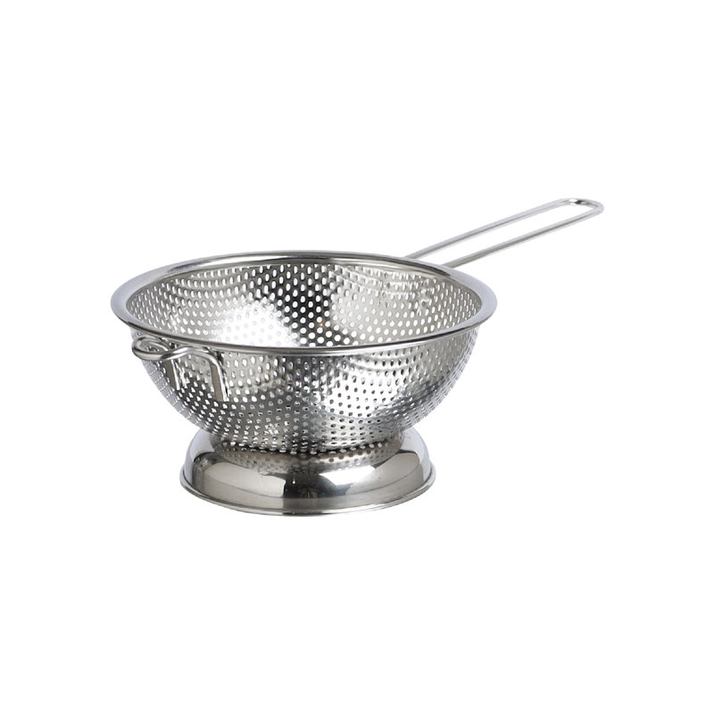Buckingham Stainless Steel Colander, 8cm H x 16.5cm W x 34cm D