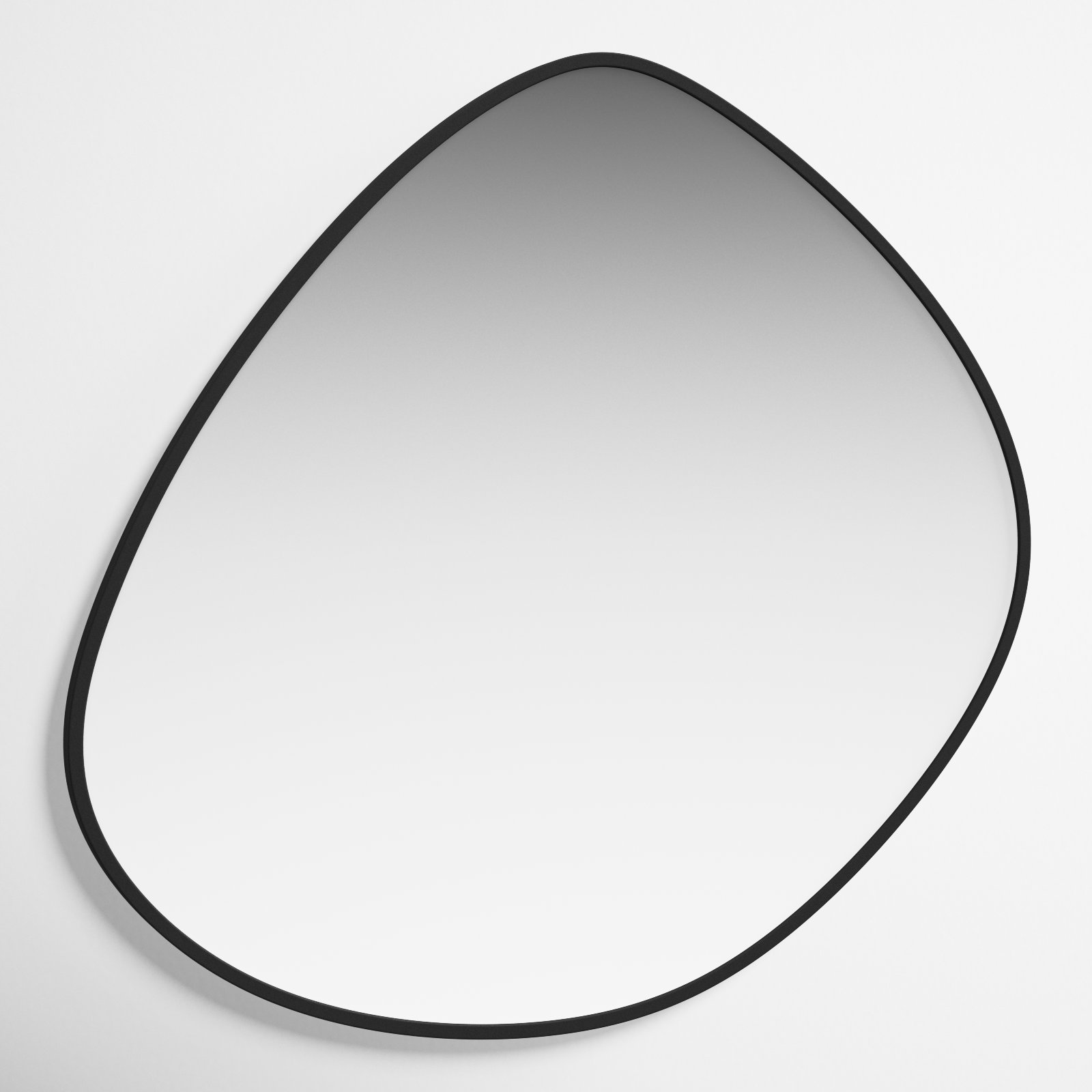 Eastie Accent Mirror, 29" x 28", Black
