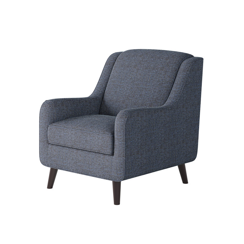 Fauteuil Aamorah, Bleu marine érablière
