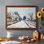 «Snow Effect, The Road To Louveciennes», reproduction d'art sur toile