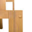 Ensemble de conversation d'extérieur en bois d'acacia 4 places, beige et naturel