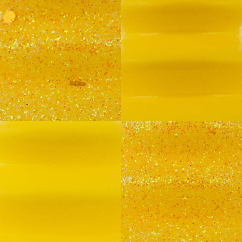 7" 4-Finish Finial Ornament, Yellow