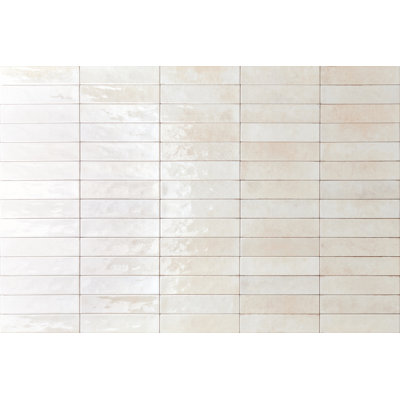 Carrelage mural et de plancher en porcelaine brillante Uptown Brick 2,5 po x 10 po 