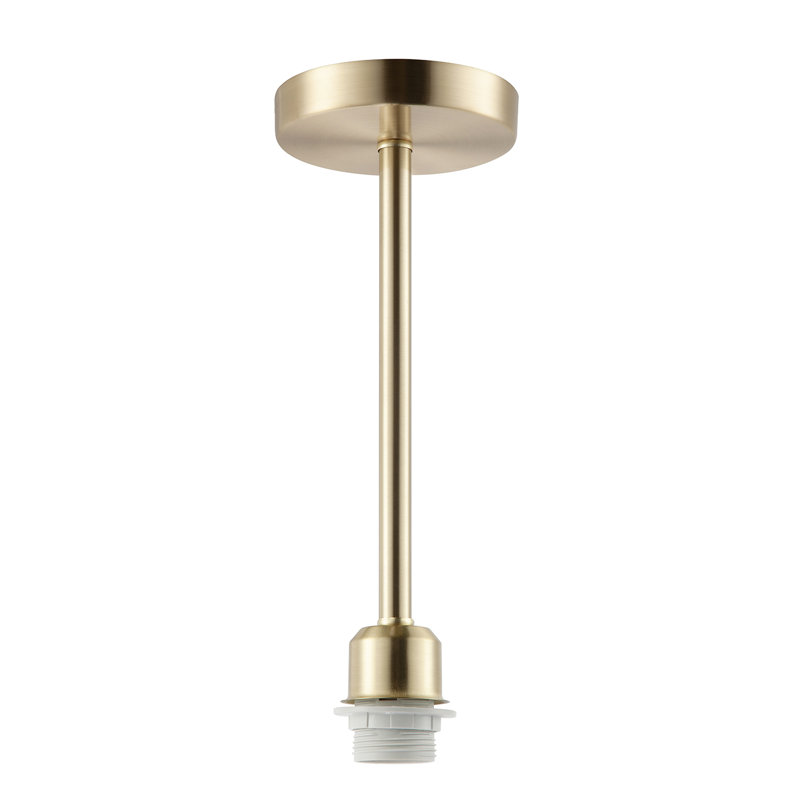 Classic Ceiling Light Fixture To Showcase Lamp Shades By Happy Homewares, Brushed Gold