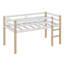 Lit mezzanine simple avec échelle et barrière de sécurité