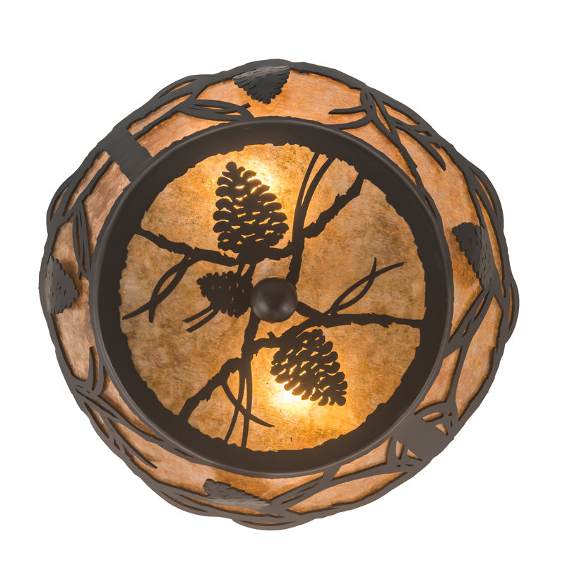 2 - Light Semi Flush Mount