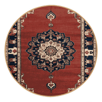 Machine Washable Persian Brown Area Rug