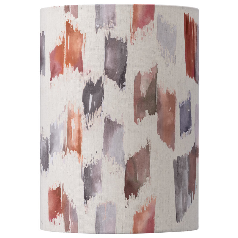 Cotton Round Lamp Shade ( No Direct Attachment Method ), Orange, 40cm H x 30cm W x 30cm D