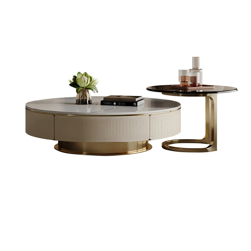 Nesting Coffee Table, 13"H x 35.43"L x 35.43"W