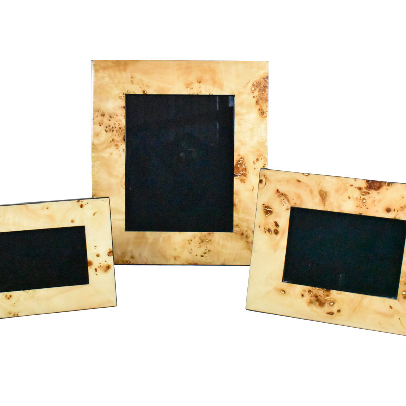 Cadre photo simple en bois, Mappa à nœuds, L 6 po x H 4 po