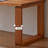Thick Sturdy Cherry Solid Wood  Rectangle Desk-585445767