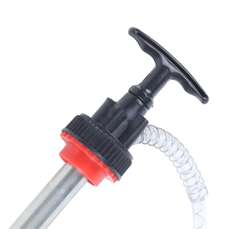 Lomana Manual Push-Type Oil Pump With Flexible Hose And Non-Drip Nozzle  Suitable For 5 Gallon Drums