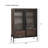 51.2" Tall Cabinet with Tempered Glass Door for Living Room, Office, Study-1931770989