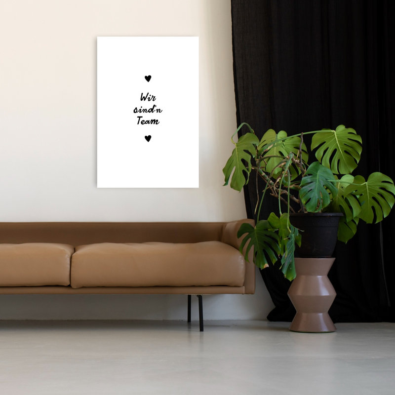 «German Team Love Minimalist», reproduction d'art murale, 48" H x 32" W