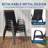 Set of 4 Outdoor Stackable Patio Dining Chairs – All-Weather High Back with Armrests, Lightweight Textilene Seating for Garden, Backyard, Poolside, Balcony (Black, 4 Pieces)-1526451423