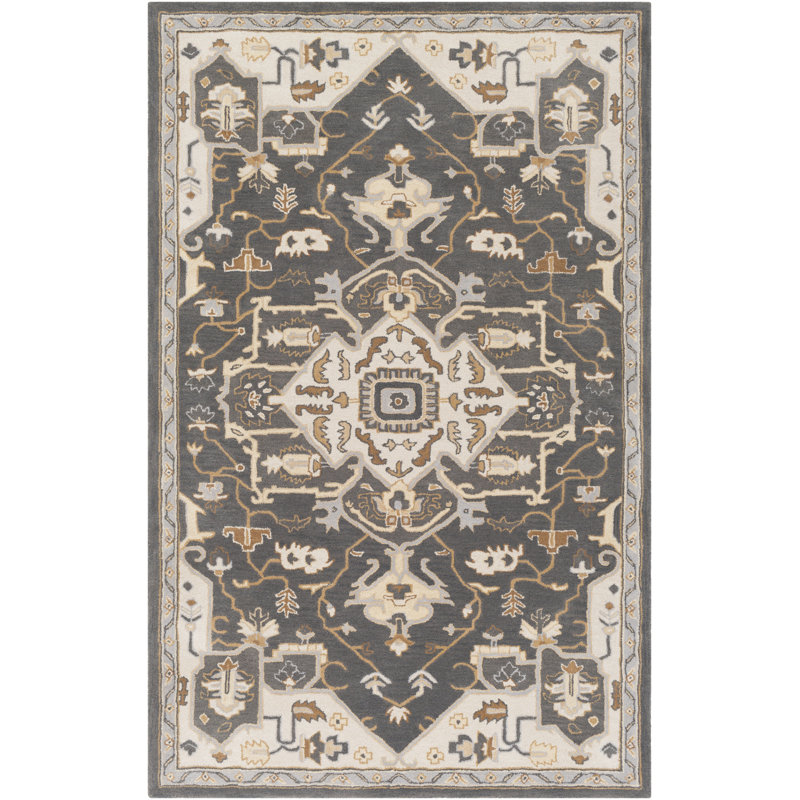 Buhler Wool Oriental Indoor Rug, Rectangle 2' x 3'