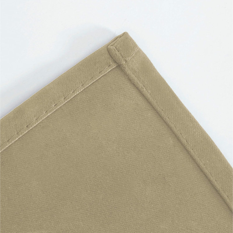 Curtain Pair, 52" W x 84" L, Beige