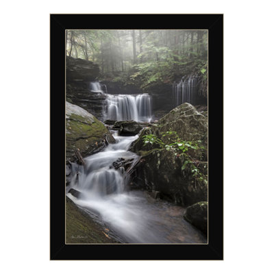 Rickett's Waterfall Framed Wall Art, Modern Home Décor Print For Living Room, Bedroom & Farmhouse Wall Decoration By Lori Deiter