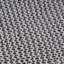 Tabouret de pieds en coton tricoté à la main gris doux - taille 16,68 pouces, bel aspect esthétique agréable