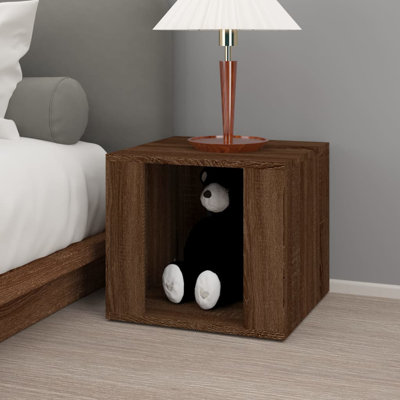 Khaiden 41cm W Manufactured Wood Bedside Table