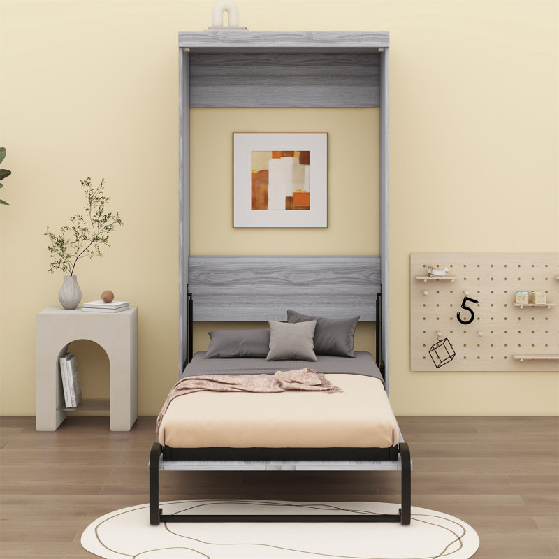 Visby Murphy Bed, Can Be Folded into a Cabinet, Twin