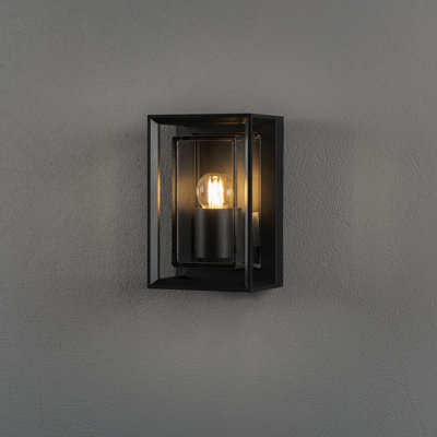 Brindisi Black Wall Light