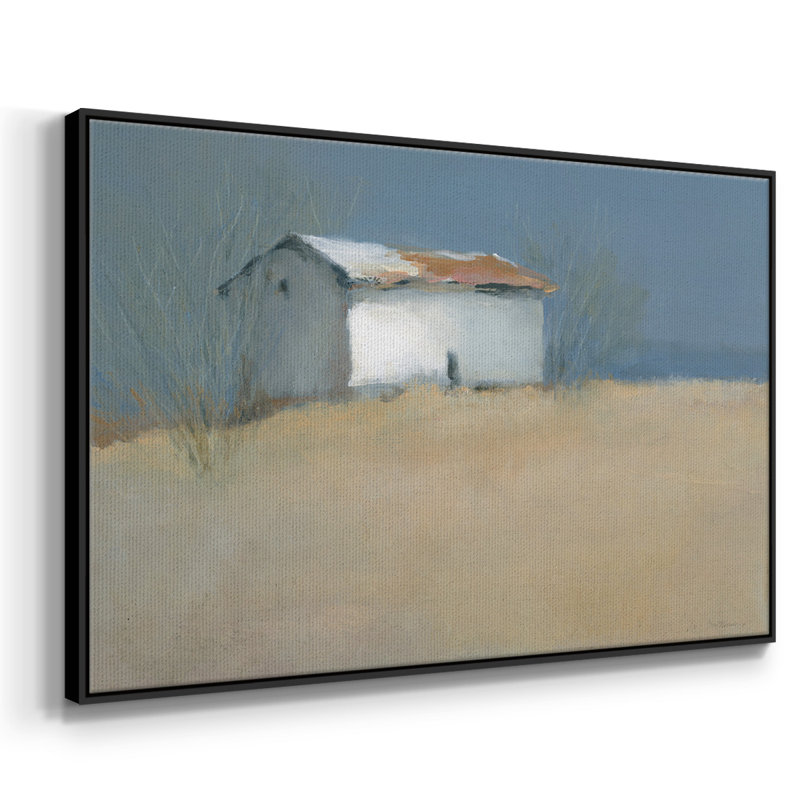 Old Homestead, reproduction d'art sur toile, H 27 po x l 41 po x P 2 po, Noir